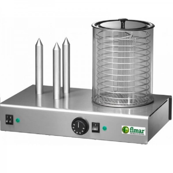 Macchina per riscaldare e cuocere wurstel e panini Fimar WD3 - Fimar