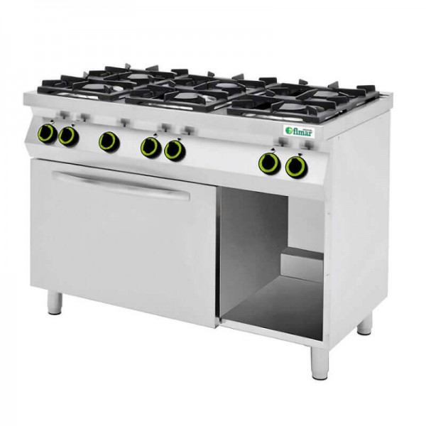 Cucina professionale Fimar CC76GFG 6 fuochi a gas - Fimar