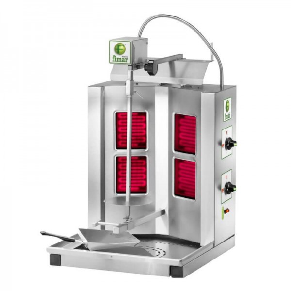 Gyros kebab elettrico, 4 resistenze a infrarossi,.Modello: GYR40 - Fimar