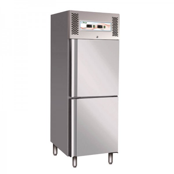 Frigorifero professionale Forcar GNV600DT Inox a Doppia Temperatura - Forcar Refrigerati
