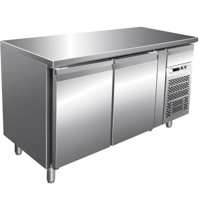 Tavolo refrigerato forcar GN2100BT 2 porte negativo - Forcar Refrigerati