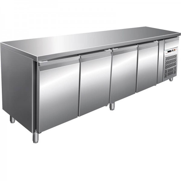 Refrigerated table forcar GN4100TN 4 doors positive - Forcar Refrigerated