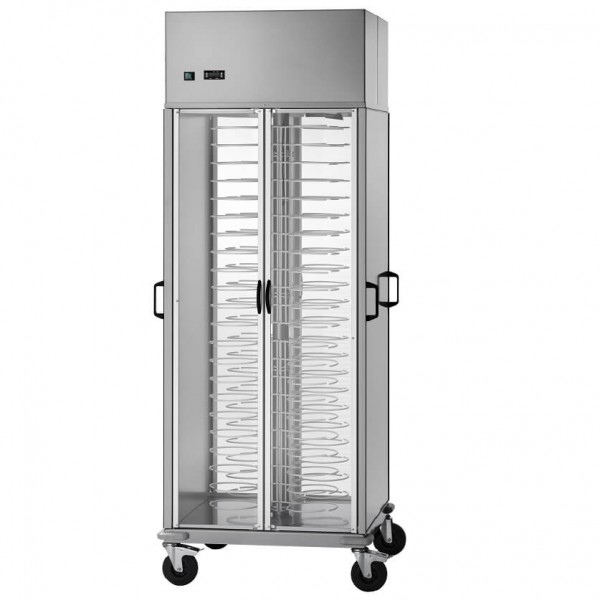 Forcar CA1439R-CA1439RG refrigerated cabineted dish cart - Forcar Multiservice