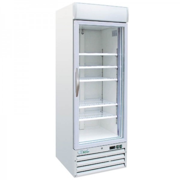 Armadio congelatore ventilato bianco con luce a led. Modello: SNACK420BTG - Forcar Refrigerati