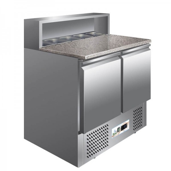 Saladette refrigerata Forcar PS900 2 porte positiva - Forcar Refrigerati