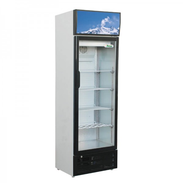 Armadio espositore refrigerato statico con porta a vetro. Modello: SNACK290SC - Forcar Refrigerati