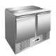 Static refrigerated saladette, stainless steel structure temp. 2° 8°C. S902 - Forcar