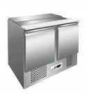 Static refrigerated saladette, stainless steel structure temp. 2° 8°C. S902