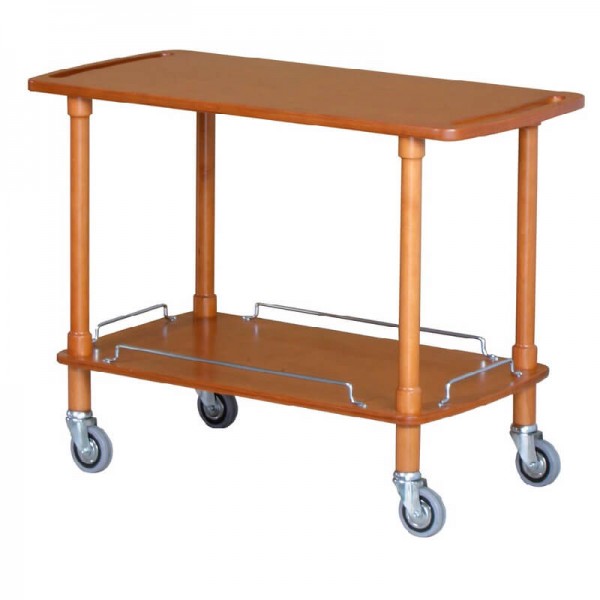 Forcar CLP2002 2 deck wooden service trolley - Forcar Multiservice