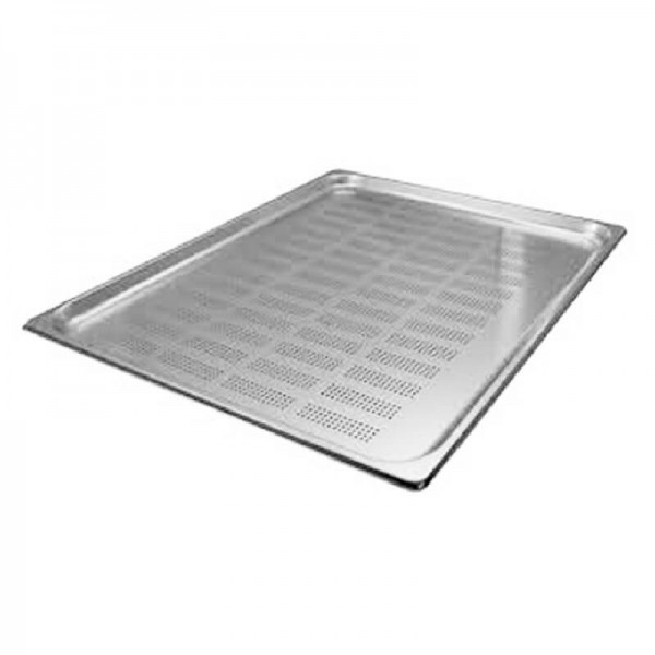 GN2/1 stainless steel perforated bottom bowls. - Forcar Multiservice