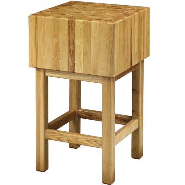 Wooden meat tenderizer block thickness 17cm - Forcar Multiservice