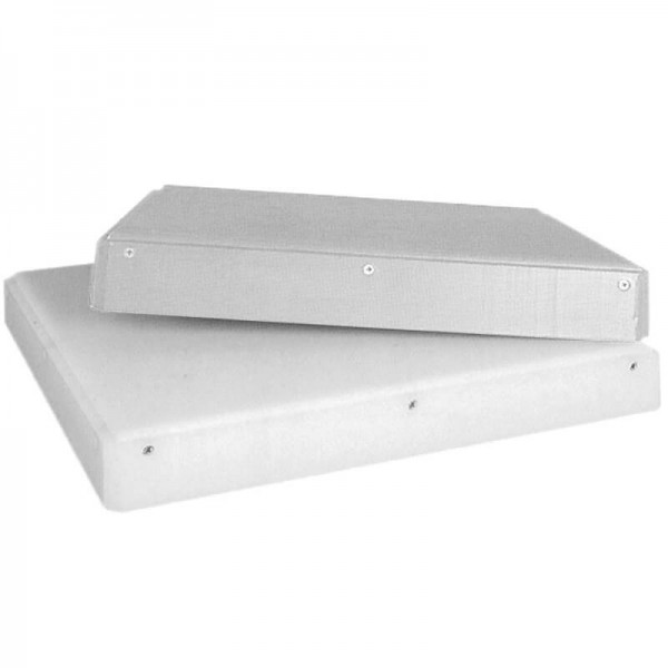 White Polyethylene Knife Block Cover - Forcar Multiservice