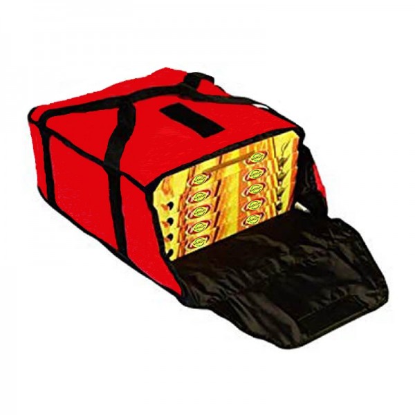 Fabric pizza carrier cooler bag for home delivery. - Forcar Multiservice