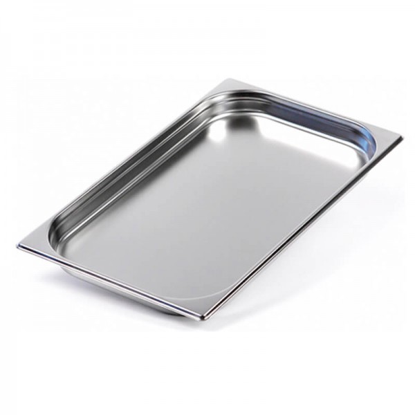 Bacinella Gastronorm GN1/1 in acciaio inox 530x325 mm - Forcar Multiservice