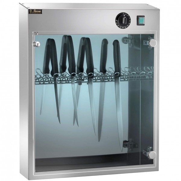 Forcar SUV14 14-knife sterilizer with UV light and timer - Forcar Multiservice