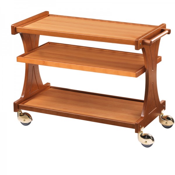 Forcar multilayer wood service cart. CL2151 - Forcar Multiservice