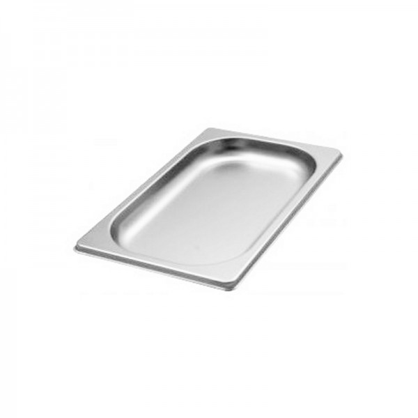 Bacinella Gastronorm GN1/4 in acciaio inox 265x162 mm - Forcar Multiservice
