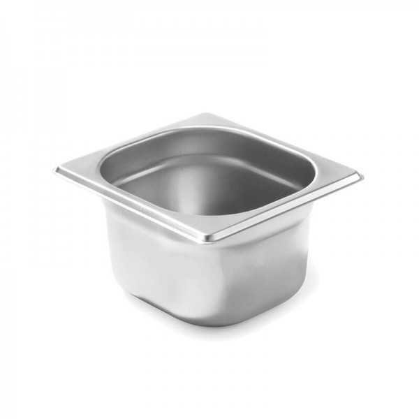 Stainless Steel Gastronorm GN1/6 Basin 176x162 mm - Forcar Multiservice