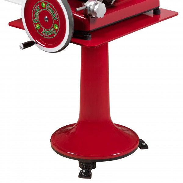 Pedestal, stand for 350 flywheel slicer, red or black color. - Fimar
