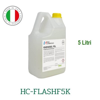 Flacone da 5 litri di perossido di idrogeno, igienizzante multi superficie pronto uso. FLASHF5K - Fimar