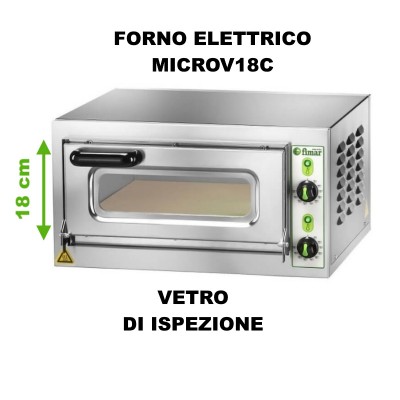 Forno pizzeria Fimar MICROV18C elettrico 1 camera - Fimar