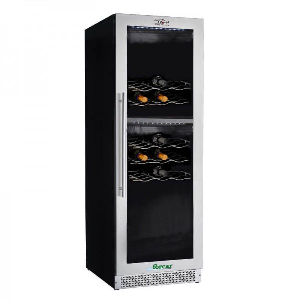 Wine Cellar 2 temperatures ventilated ENOLO VI180D Forcar - Forcar Refrigerated