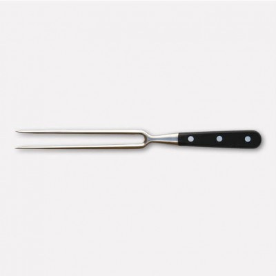 Fork 28 cm. Master Chef line in stainless steel and POM handle. 3008 - Paolucci Cutlery