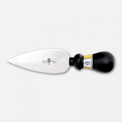 Cheese knife with toothed Stainless Steel blade 14 cm and Nylon handle. Millennium3 line. 567 - Coltellerie Paol...